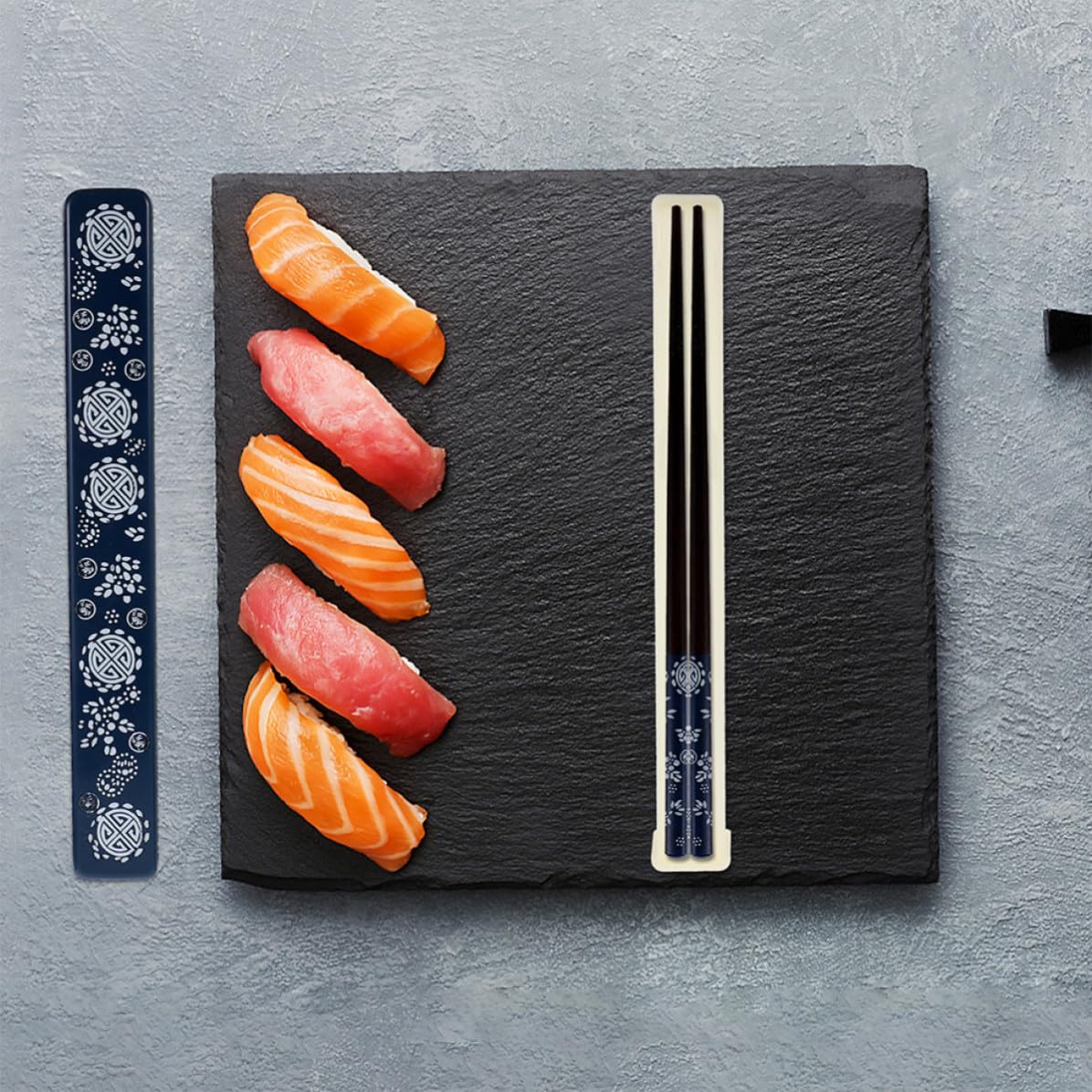 Zerodeko 2 Ensembles Baguettes en Bois Légères avec Boîte de Rangement Portable, Réutilisables pour Usage Quotidien et Voyage, Design Pratique Anti-brûlures