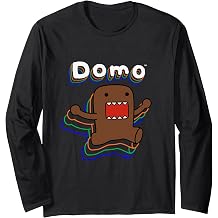 Official Domo Merchandise Y2K Era Fandom | Jumping Long Sleeve T-Shirt