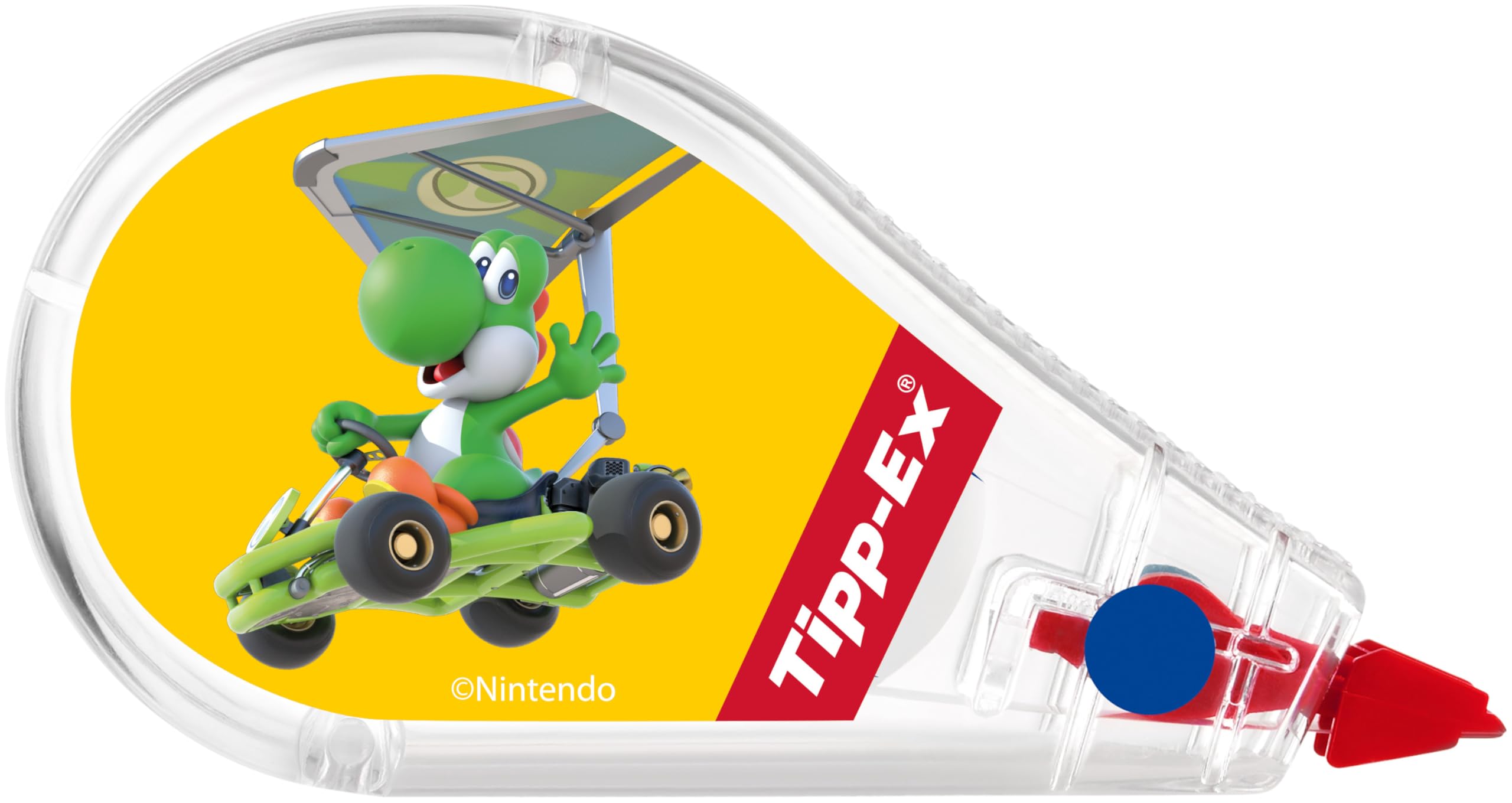 BIC Mario Kart Kit de Papeterie - Stylos-Bille Pointe Moyenne (1,0 mm)/Surligneurs Pointe Biseautée/Souris Correctrices 6 m/Autocollants - Boîte de 10