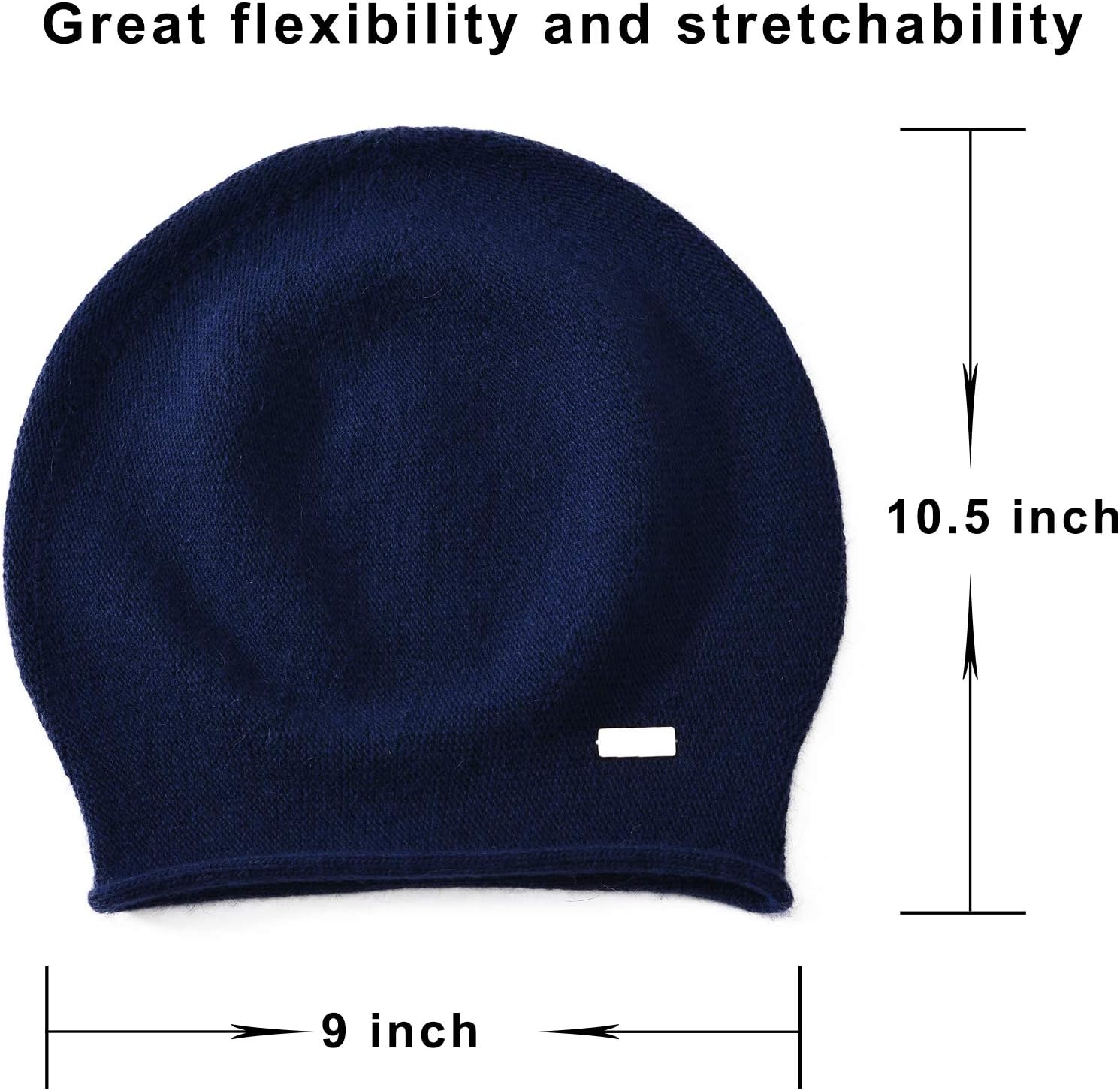 jaxmonoy Slouchy Knit Beanie Hat for Women Winter Soft Warm Ladies Laightweight Slouch Knitted Skull Beanies Cap - Image 4