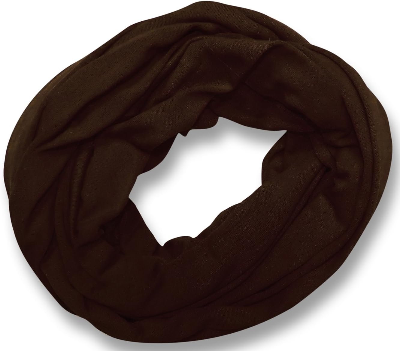 Amazon.com: Soft Touch Solid Infinity Loop (Chocolate Brown ...