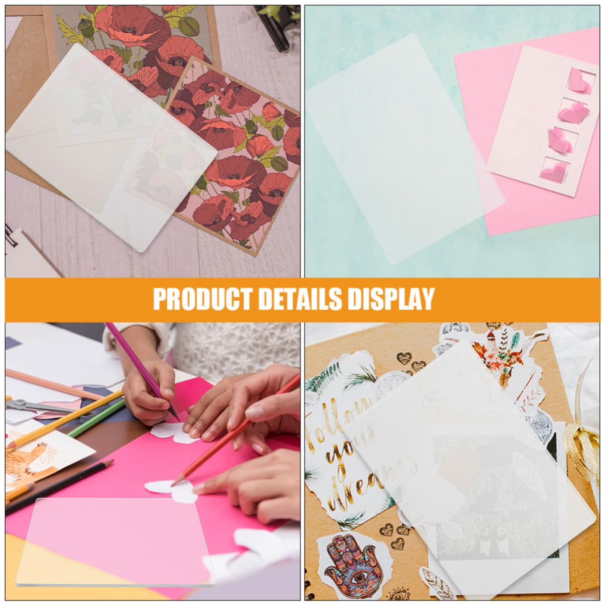 Die Cutting Embossing Machine Pad A5 Acrylic Accessory for Paper Crafts