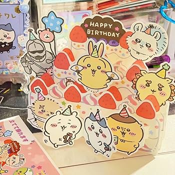 ちいかわ　バースデー　ちいかわ　ハチワレ　うさぎ　3コセット　新品未開封 ちいかわ あつめてシールガム3 バースデイ バースデー セット