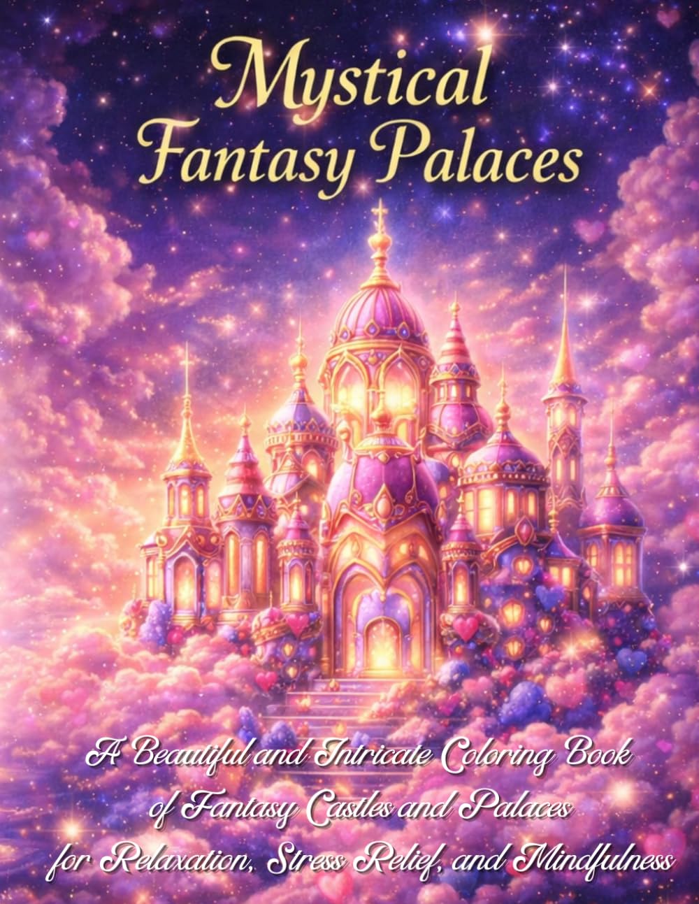 Mystical Fantasy Palaces Coloring Book: A Beautiful and Intricate Coloring Book of Fantasy Castles and Palaces for Relaxation, Stress Relief, and Mindfulness (Positive Energy Coloring Series)