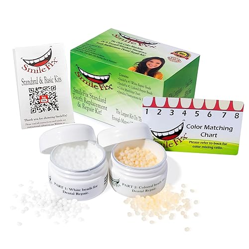 SmileFix Standard Dental Repair Kit - Color Matching Compound -