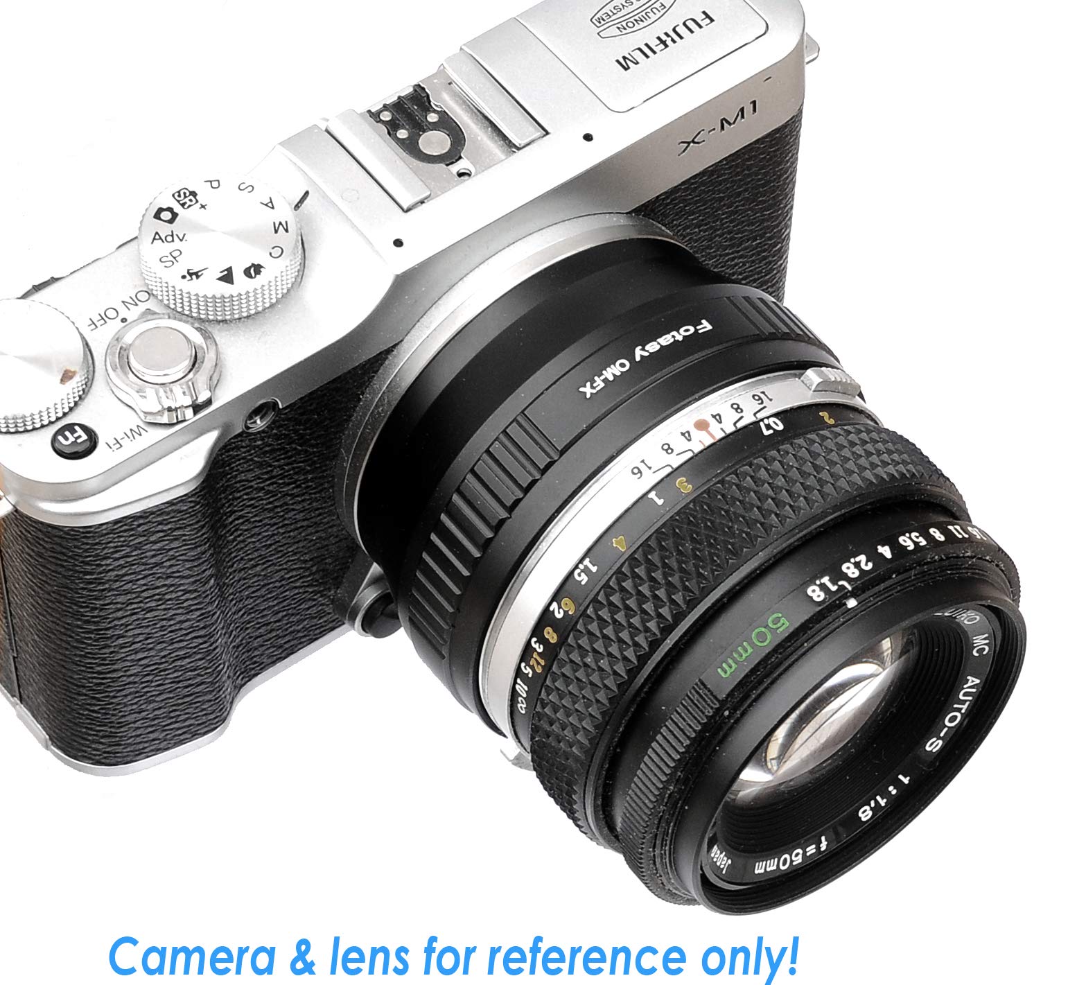 Fotasy OM Lens to Fuji X Adapter, Fits Olympus to Fujifilm X-Mount