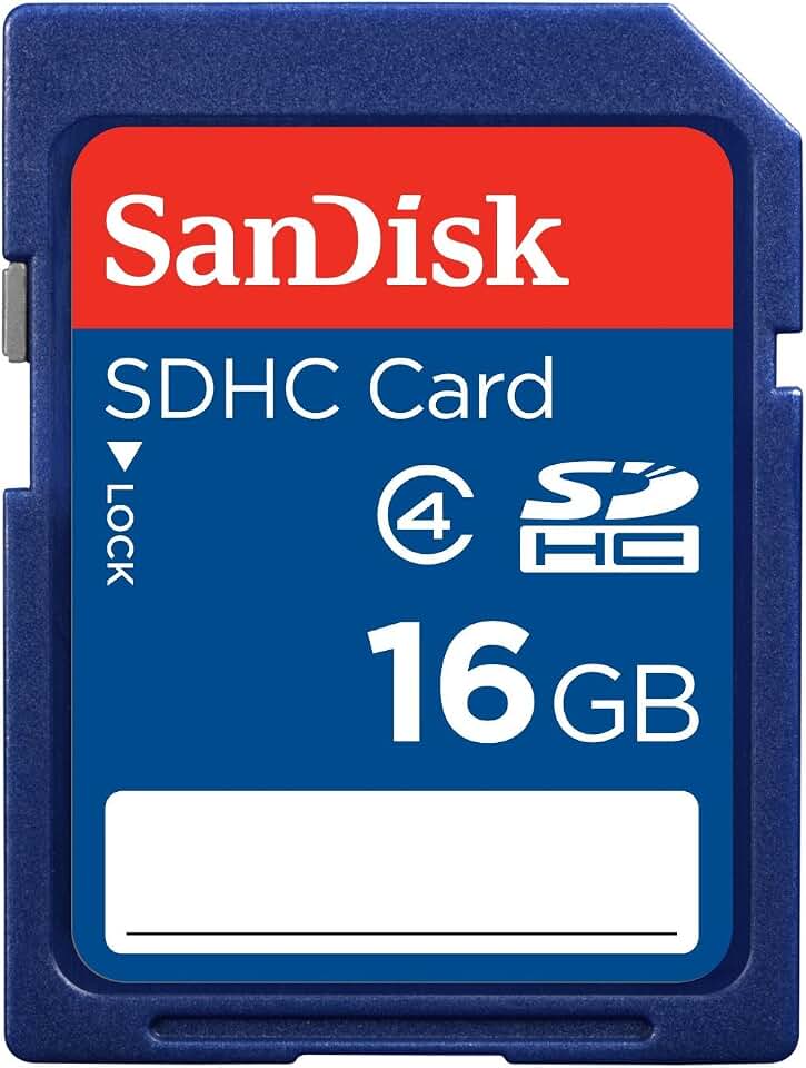 SanDisk Cartão de memória SD HC de 16 GB - (SDSDB-016G, embalagem a granel)