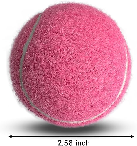 Miniatura 2 de Pelotas de tenis  Paquete de 12 pelotas de tenis de práctica para principiantes, pelotas de entrenamiento para perros mascotas, incluye bolsa de