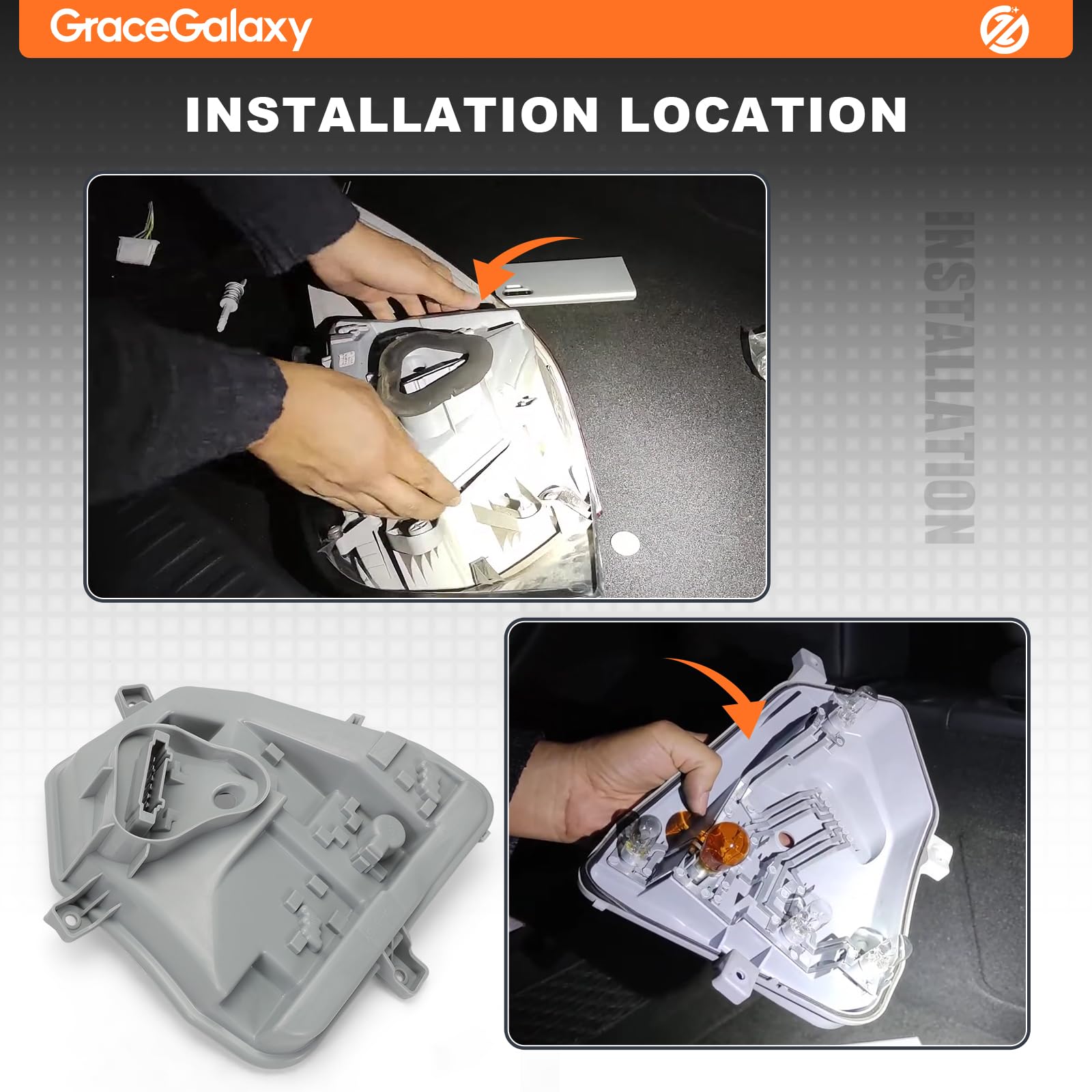 GRACEGALAXY Fanale posteriore destro per Mercedes W176 A-Class 2012-2018 A1768200277