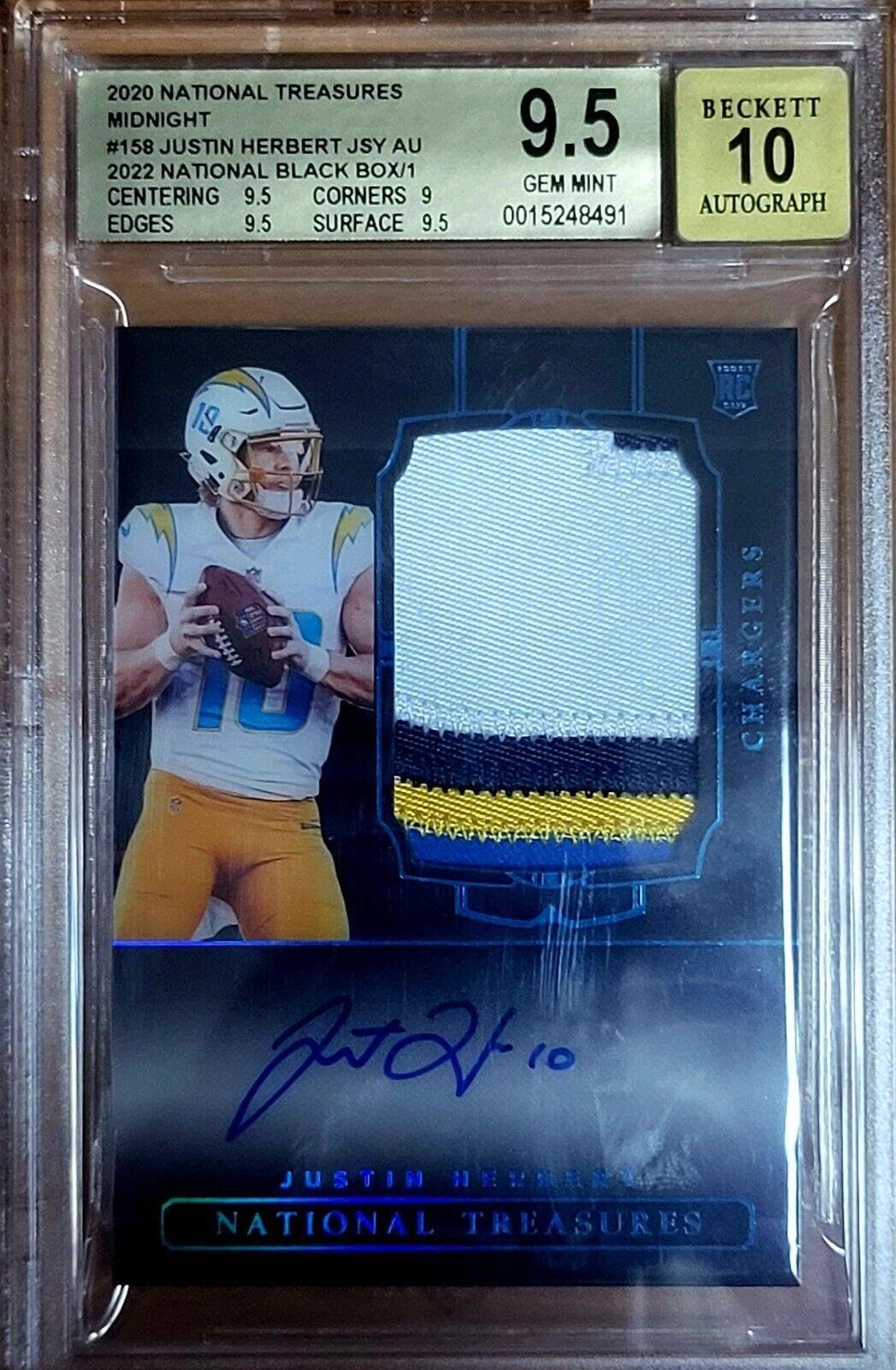 直筆サイン入り写真 ジョンジョ・シェルヴェイ ニューカッスル・ユナイテッドFC Amazon.com: Justin Herbert 2020 National Treasures Box 1/1 Bgs 9.5