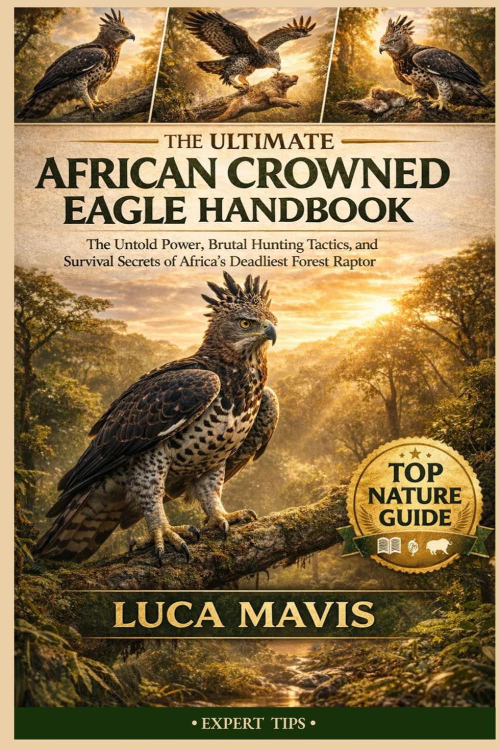 THE ULTIMATE AFRICAN CROWNED EAGLE HANDBOOK: The Untold Power, Brutal Hunting Tactics, and Survival Secrets of Africa’s Deadliest Forest Raptor