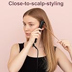 Small Flat Iron 0.7 Inch Mini Hair Straightener for Short Hair,Travel Flat Iron with Fast Heat Up,Dual Voltage Small Straightener for Bangs,Pixie Cut,Beard