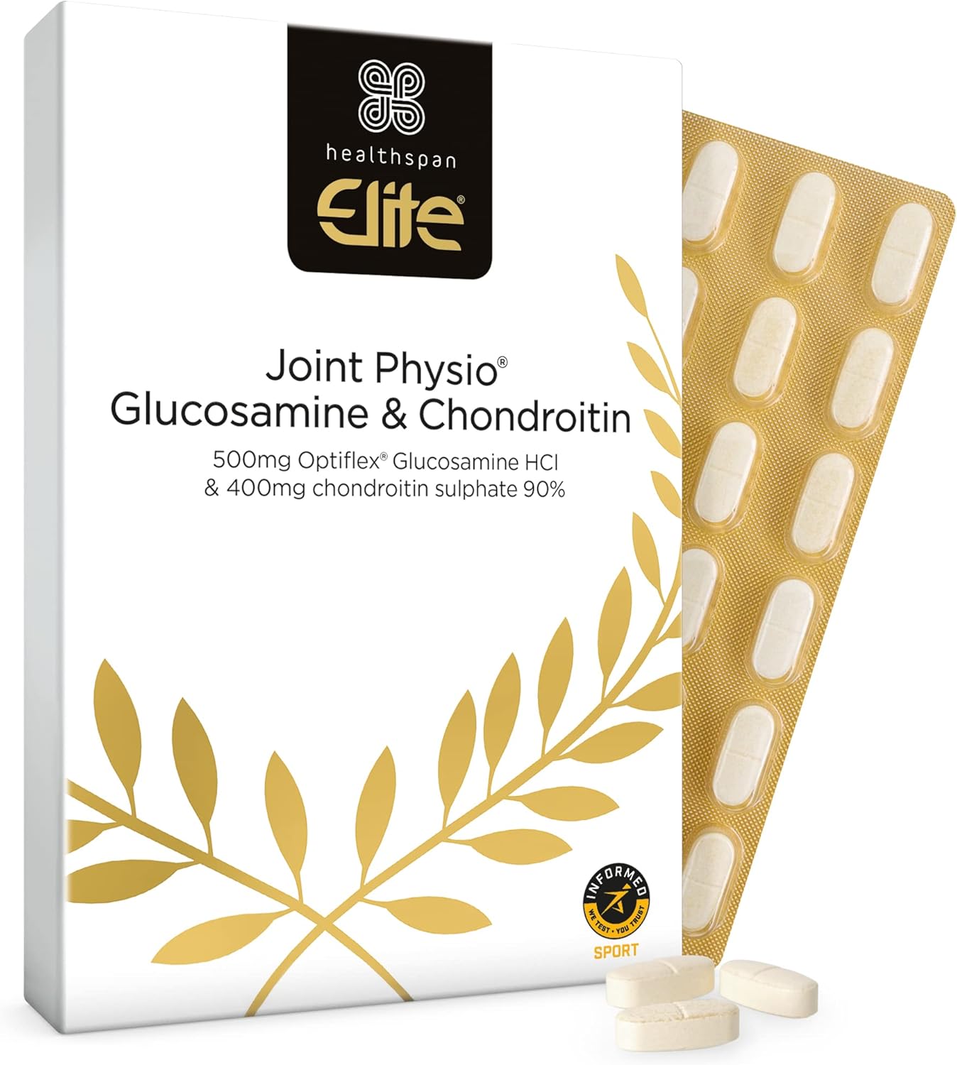 Healthspan Elite Glucosamine & Chondroitin Tablets (2 Months’ Supply