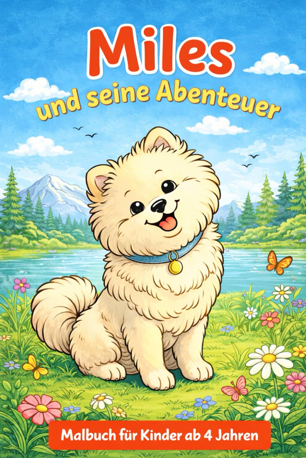 Miles und seine Abenteuer: Malbuch für Kinder ab 4 Jahren