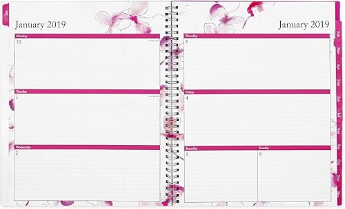 Miniatura 4 de Blue Sky Planificador de citas Orquídea, 8.5 x 11 pulgadas (111154)