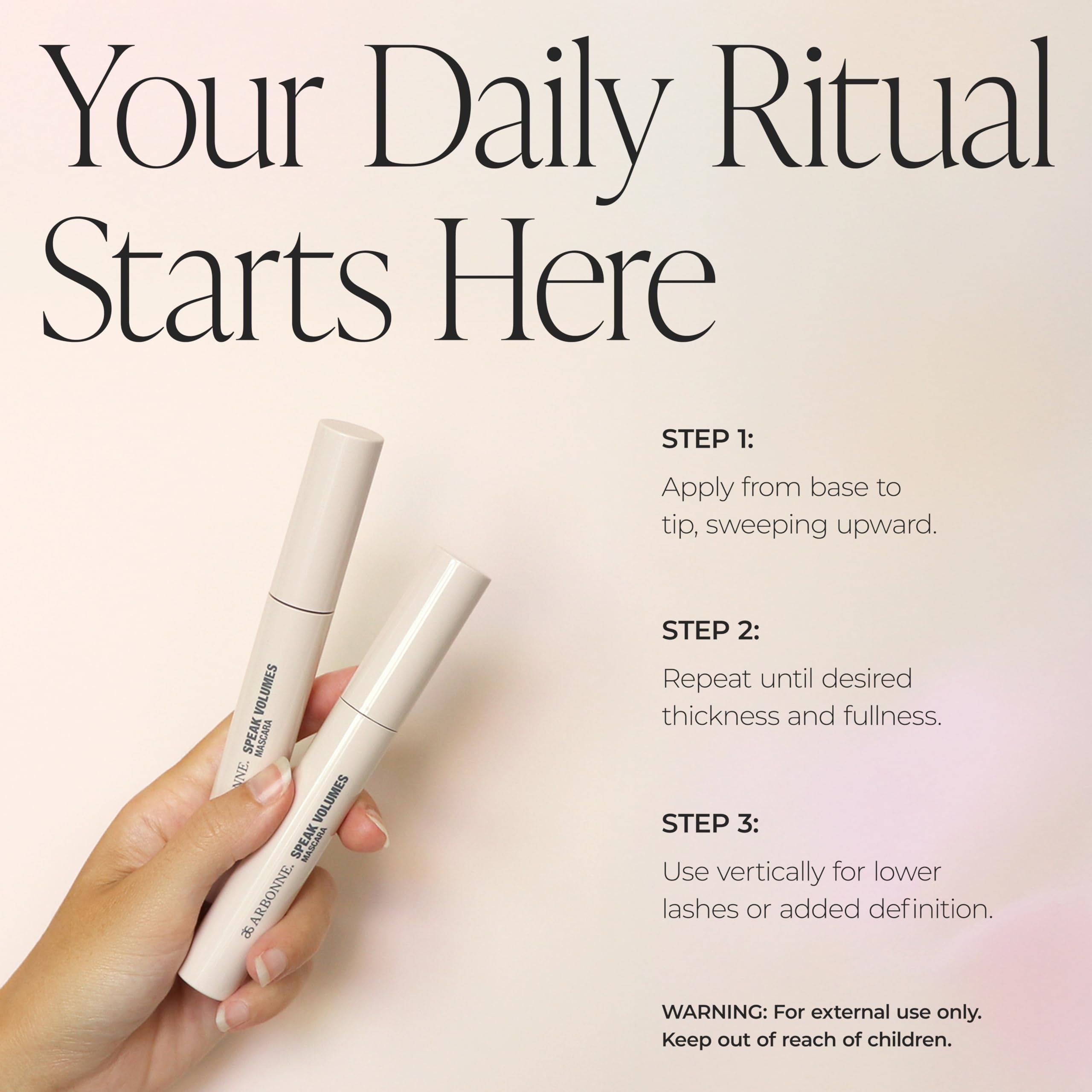 Arbonne Speak Volumes Mascara for Length, Volume and Definition