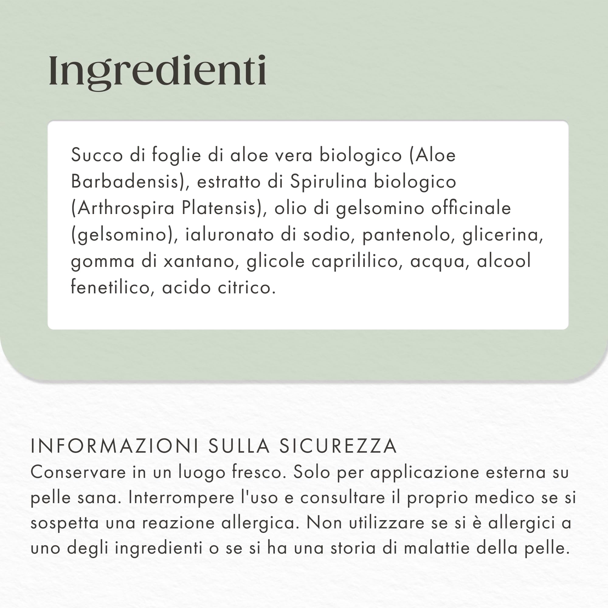 Satin Naturel Gel Aloe Vera Bio 200 ml – 100% Vegano & Cosmetica Naturale – Gel di Aloe Vera Concentrato – Con Acido Ialuronico & Pantenolo – After Sun per Viso, Corpo e Capelli