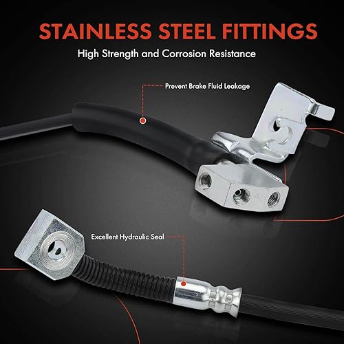 Miniatura 4 de A-Premium Manguera hidráulica de freno trasero compatible con modelos Ford y Mercury - Explorer 2006-2010, Explorer Sport Trac 2007-2010,