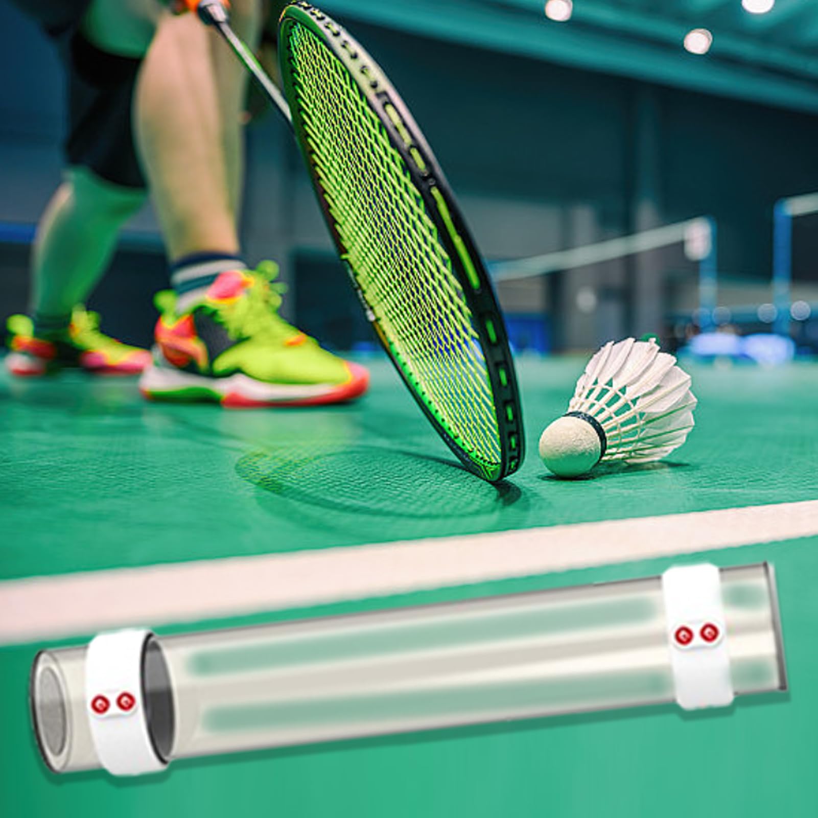 Support de balles de badminton magnétique pour entraînement
