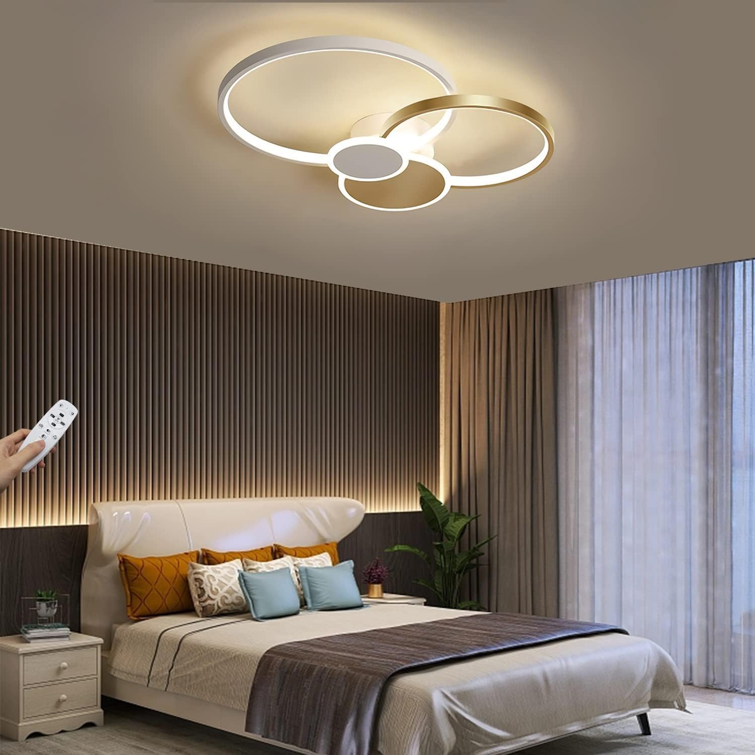 Lustre intérieur design haut de gamme 93W pour une décoration raffinée