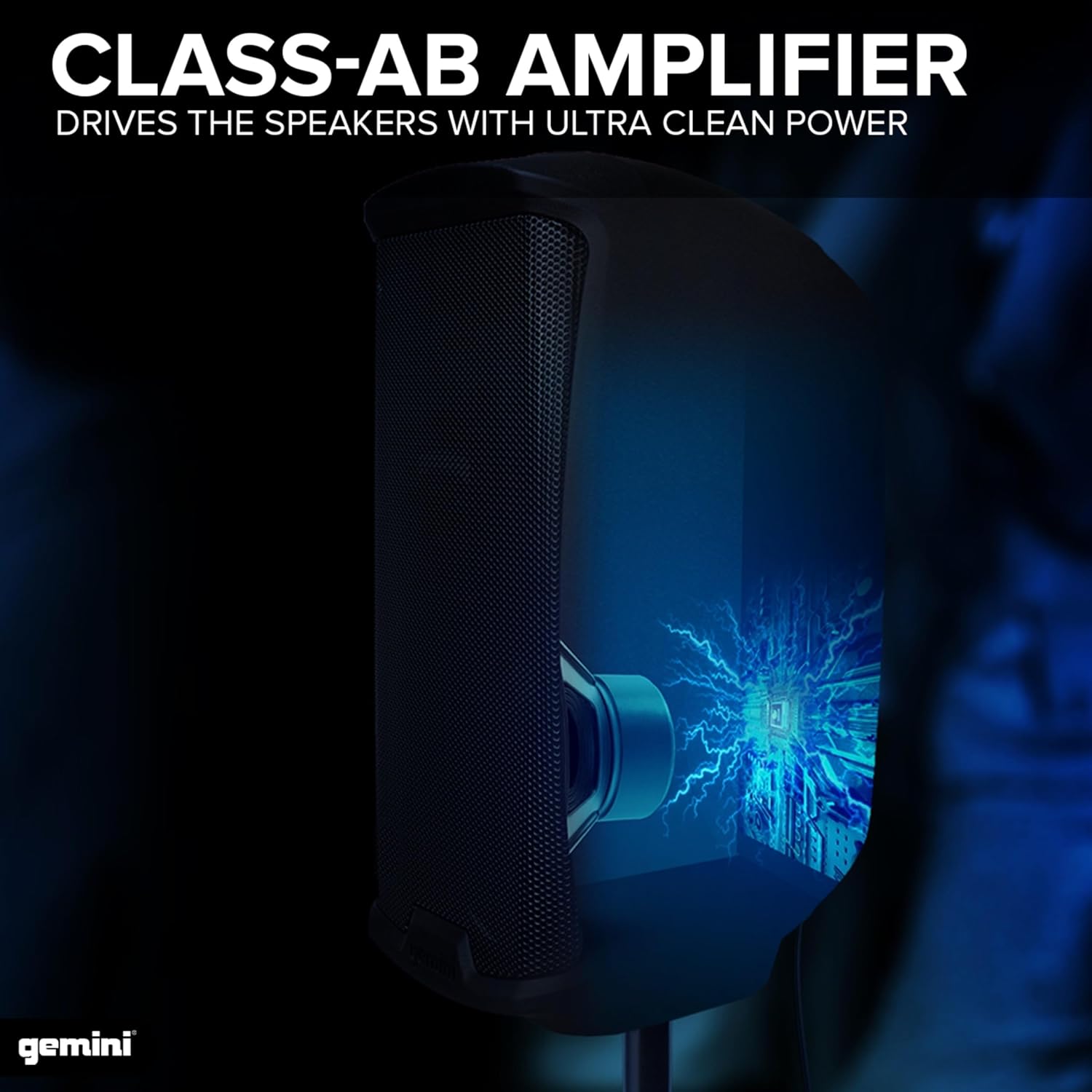 Gemini 15” 2000W Bluetooth PA Speaker with TWS Link, USB/SD/FM, XLR/RCA/AUX Inputs, Dual Mic & Guitar Inputs, EQ Control, Pro Sound System for DJs, Gigs, Events & Mobile Setups (AS-2115BT) - Image 7