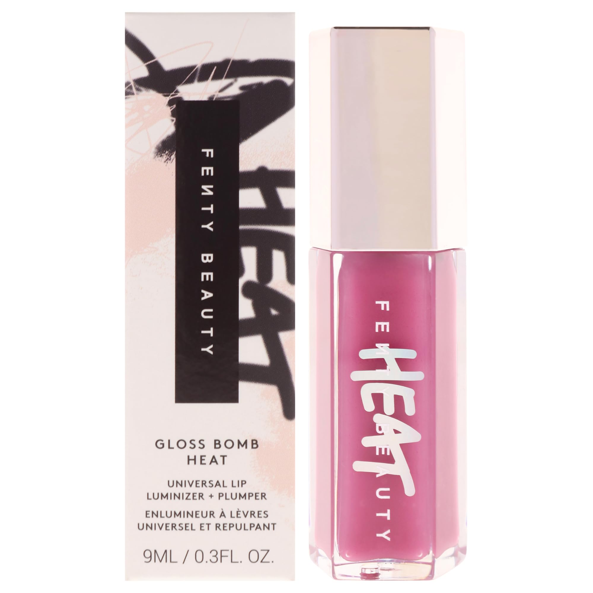 リップグロス Fenty Beauty Lavender Savage / Icy Ameth FENTY BEAUTY Gloss Bomb Heat Universal Lip Luminizer and Plumper
