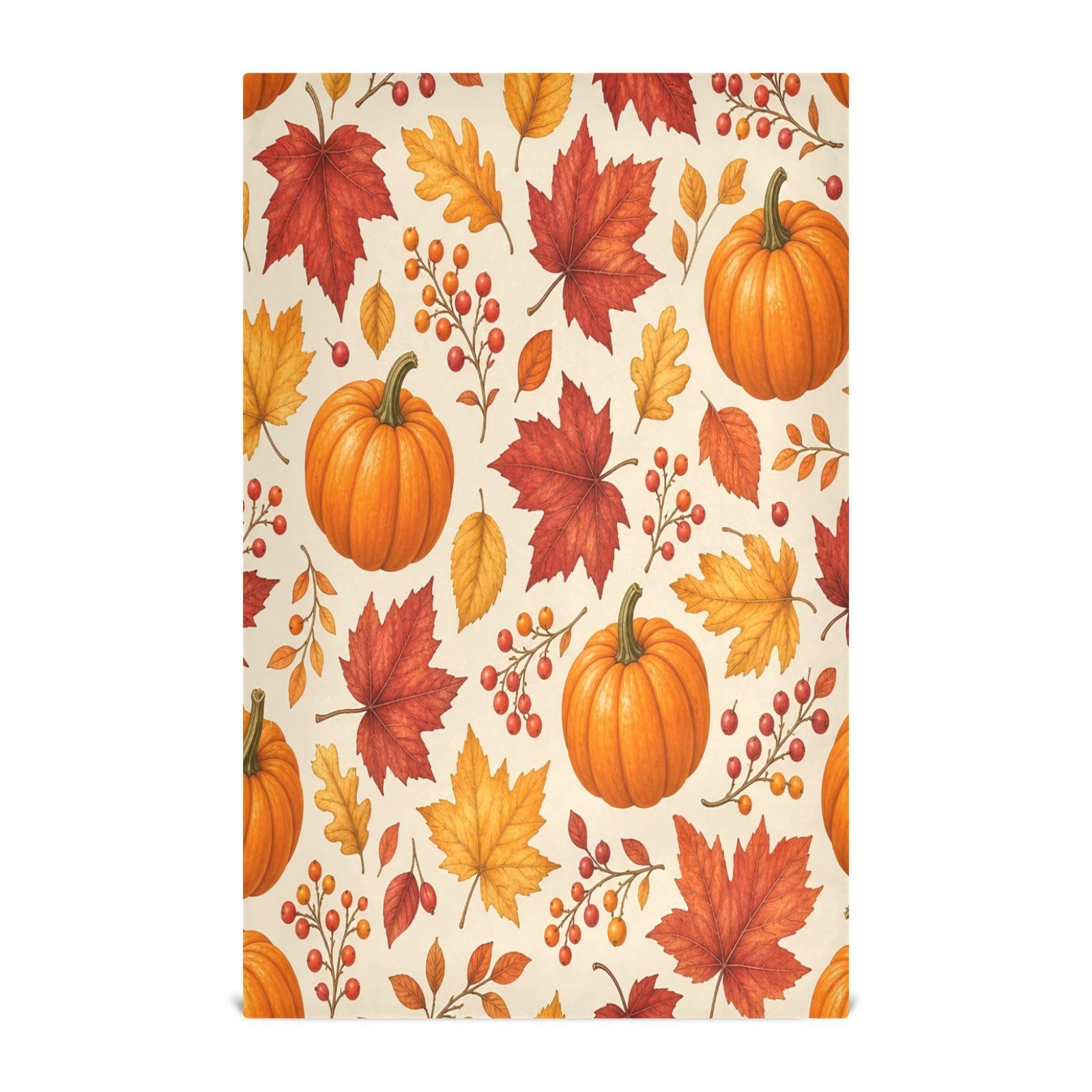 Cgiub Hallowwen Pumpkins Tea Towels for Kitchen 6pcs Soft Kitchen Towels Absorbent & Quick Drying Dish Cloth for Household & Cleaning, 71.1x45.7cm