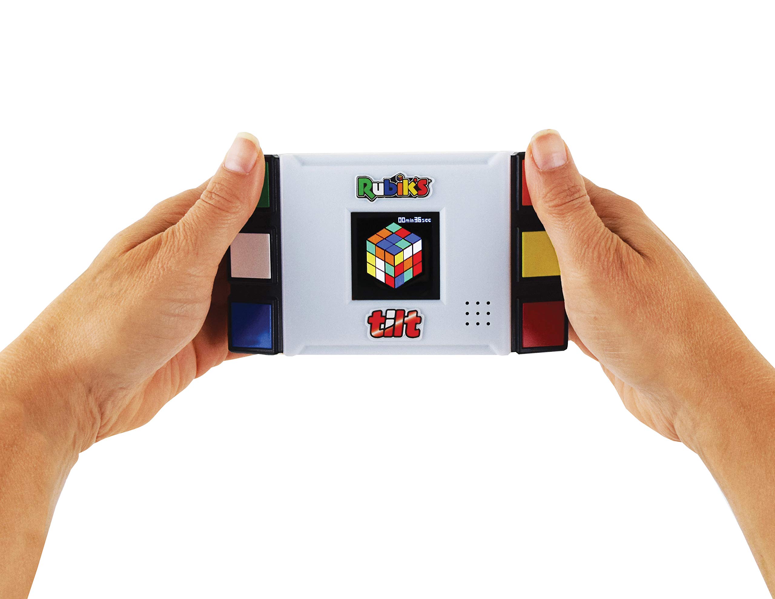 IDEAL , Rubik's Tilt Electronic Game: Twist, Turn, Learn , Brainteaser Puzzles , Ages 8+