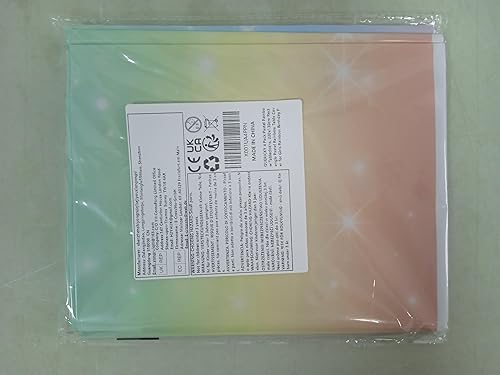 Miniatura 8 de Paquete de 4 manteles de arcoíris pastel, 51 x 87 pulgadas, desechables, de plástico, rectangulares, colores pastel, arco iris, para niñas,