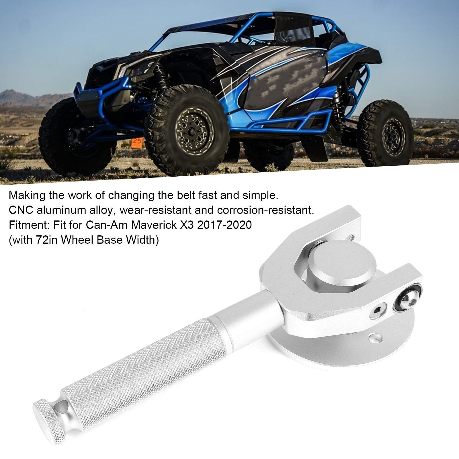 1.7lb Weight Belt Changing Tool,Durable CNC Aluminum Alloy Belt Changing Tool Accessory Fit compatible with Maverick X3 2017-2020