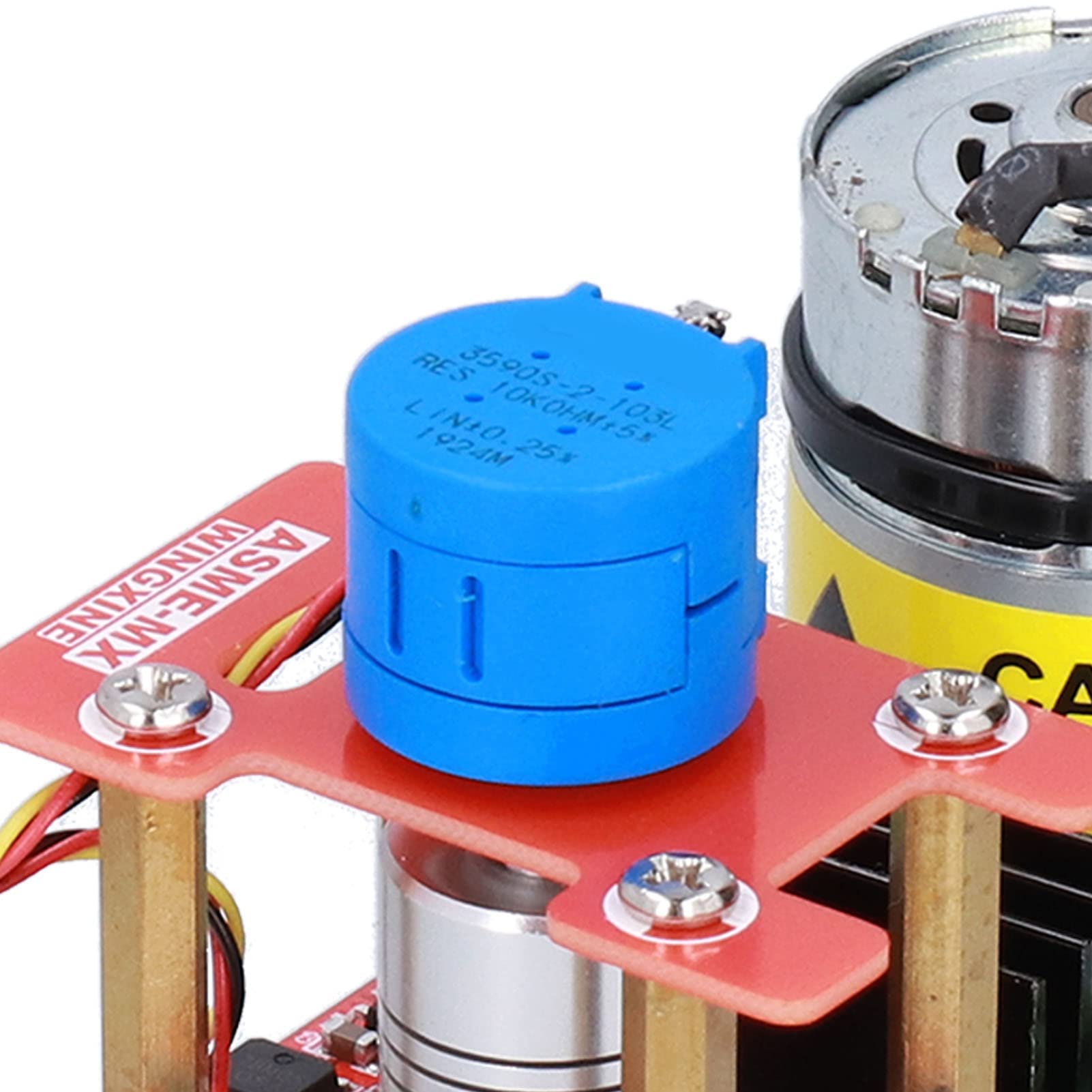 Serwo robota ze stopu o bardzo wysokim skręcaniu, 3600 stopni, 10 kół, 260 kg.cm DC 12 V/24 V ASME