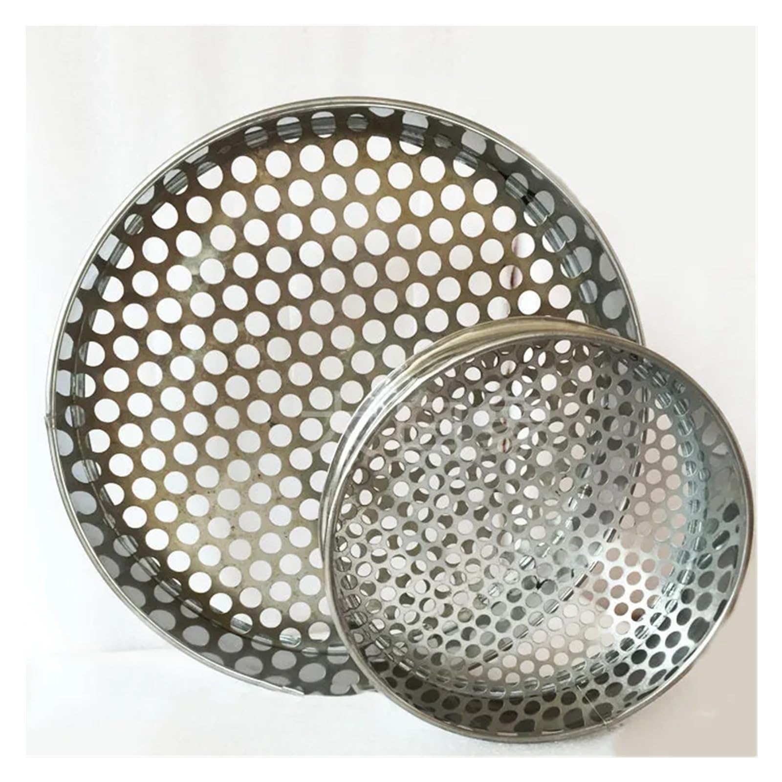 Setaccio a rete in acciaio inox 304 – 10 cm foro rotondo filtro per fagioli e frutta da cucina 0,5-50 mm setaccio mirtillo diametro foro 2 mm 1 pezzo