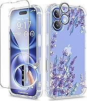 Vista 32 de GVIEWIN - Funda para iPhone 11 con protector de pantalla + protector de lente de cámara, cubierta protectora transparente suave de poliuretano
