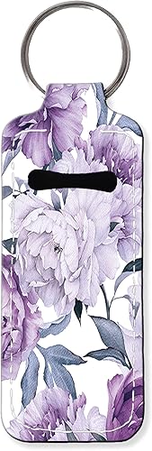 Miniatura 7 de KLLRO RUO Chapstick Holder Llavero Moda Lápiz Labial Manga Bálsamo Labial Portátil Bolsillo Brillo Labial Soporte de Tubo