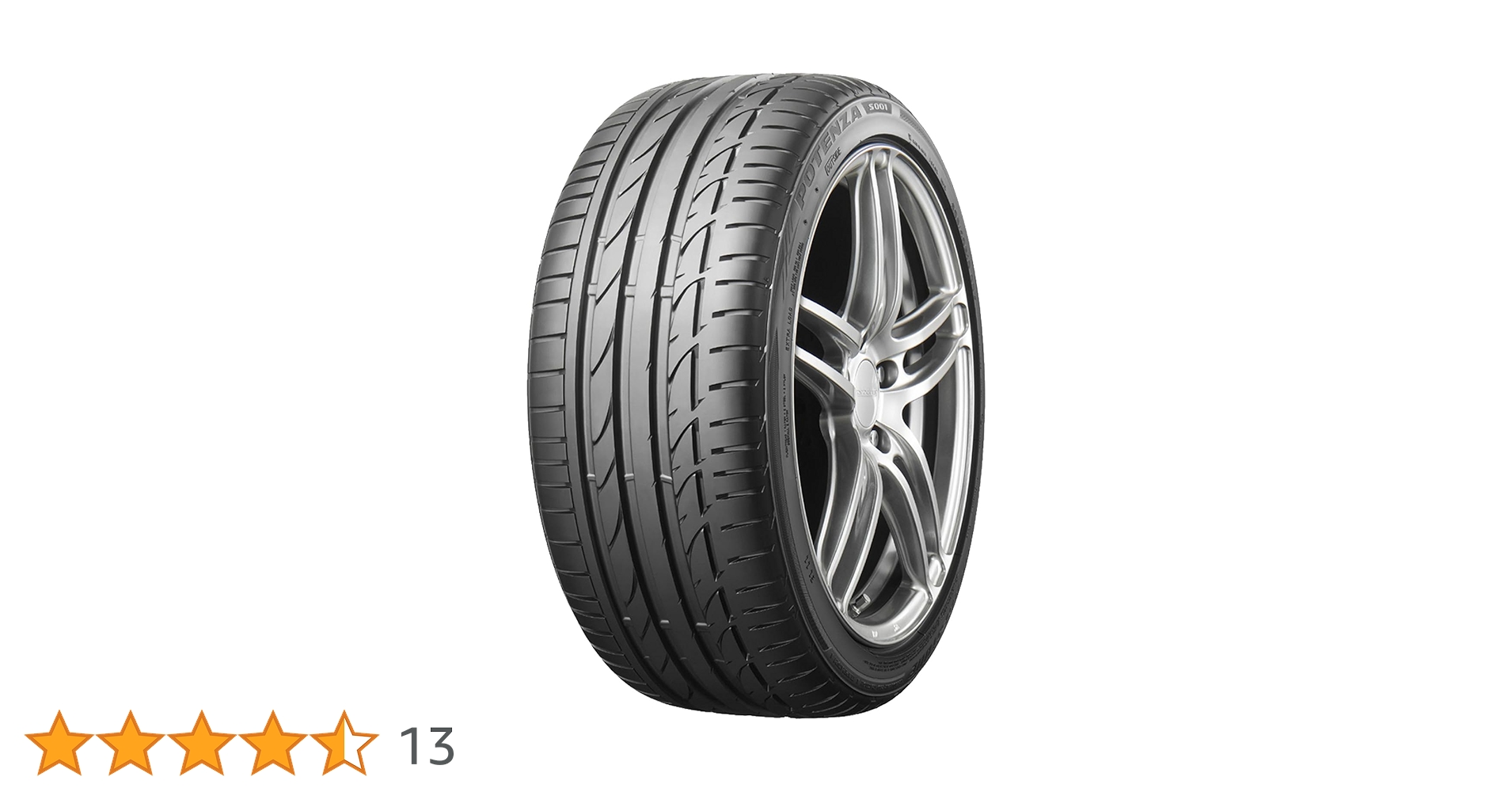 Bridgestone Potenza S001 RFT Radial Tire - 255/35R19 92Y