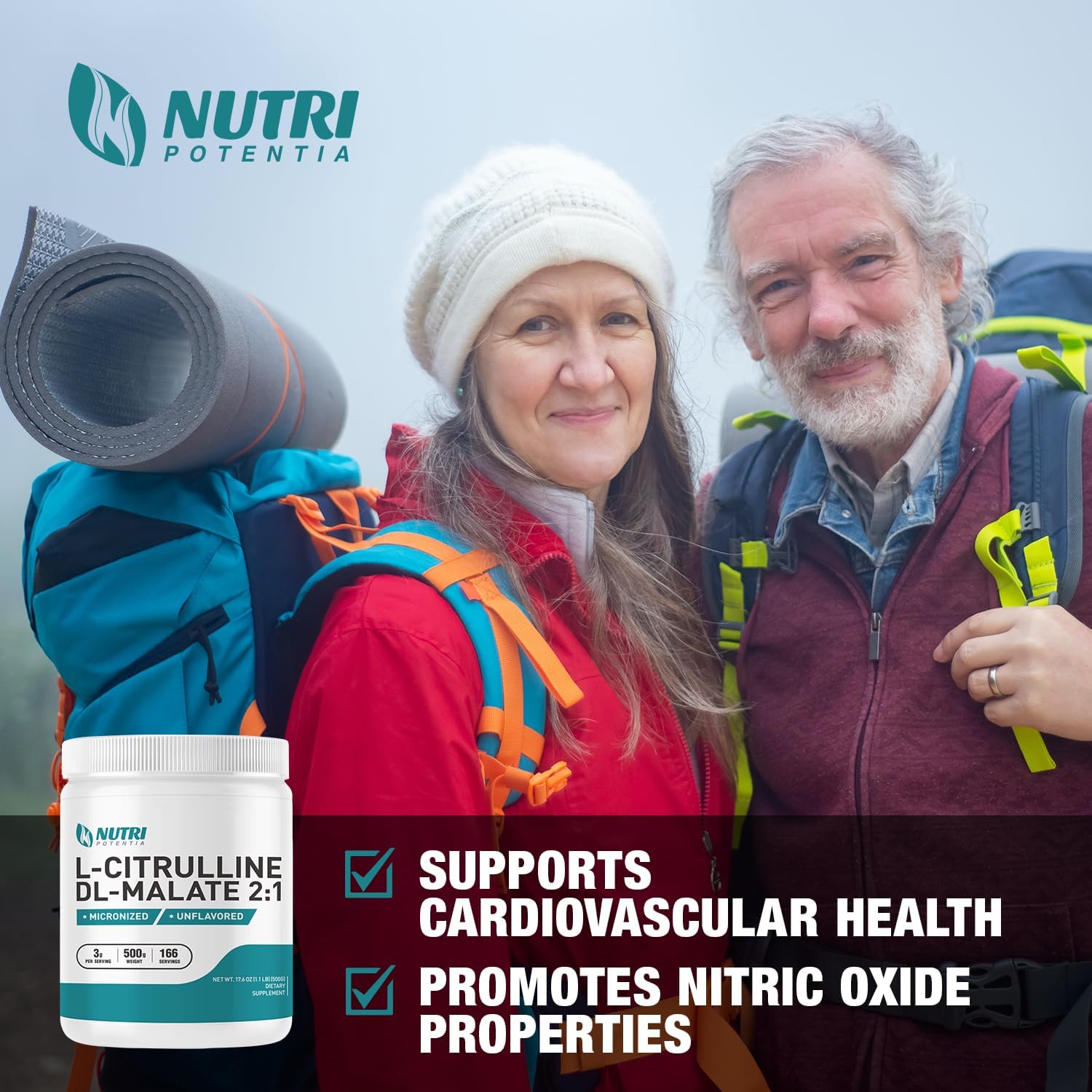 L-Citrulline Malate 2:1 Powder 500g, Citrulline Malate Supplement - Unflavored, Gluten Free, Non-GMO - Image 4