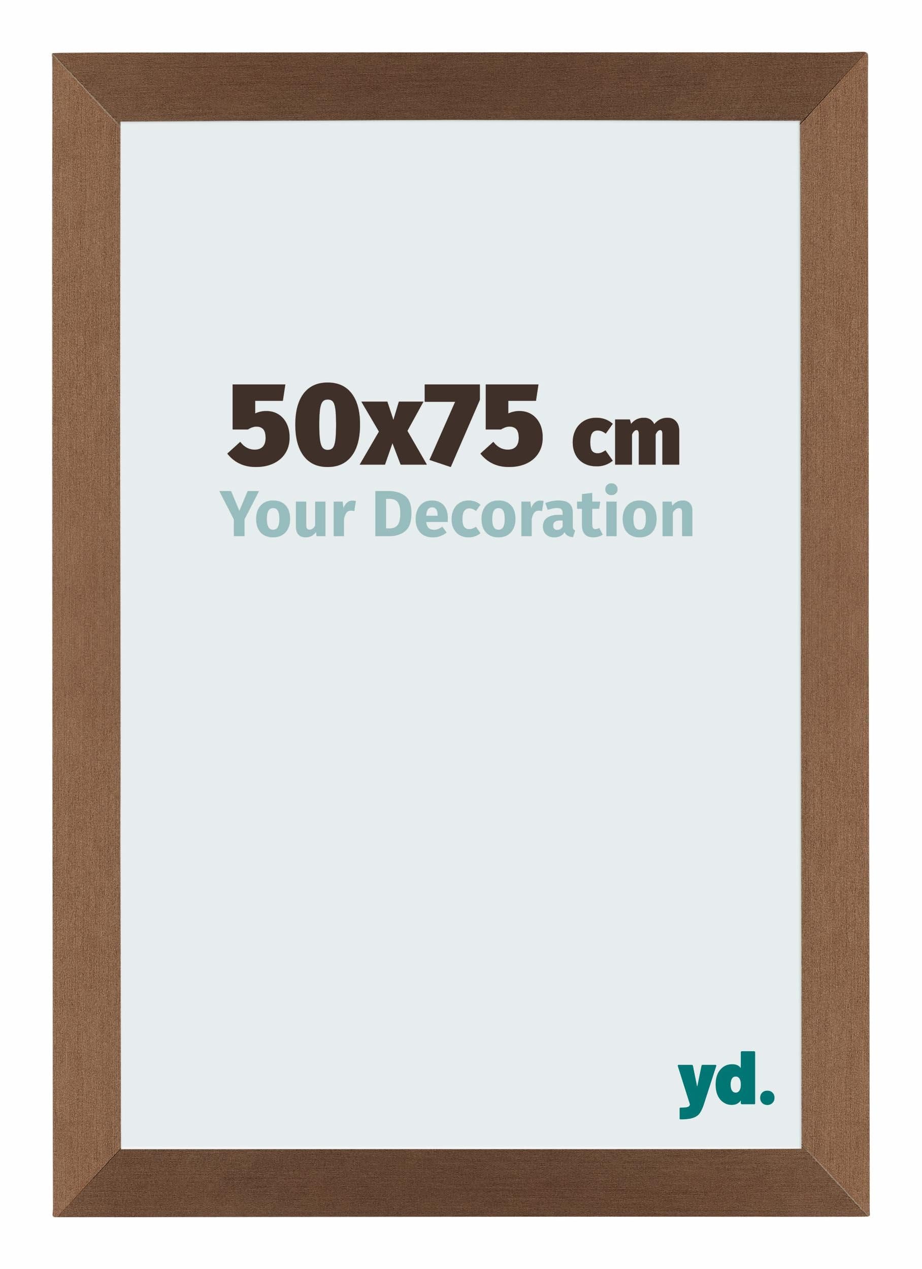 Your Decoration - Puzzle frame 50x75 - Copper Design - Puzzle frame 500-1000 Pieces - MDF Photoframe - Mura