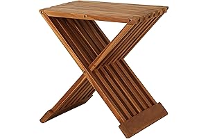 Rose Home Fashion Teak Wood Shower Stool: Ultimate Comfort and Convenience Inside Your Shower