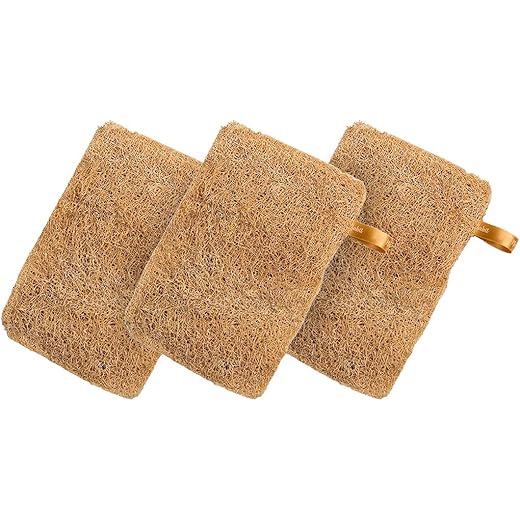 Nat Habit Exfoliating Loofah Sponge Pack - 3 Pack