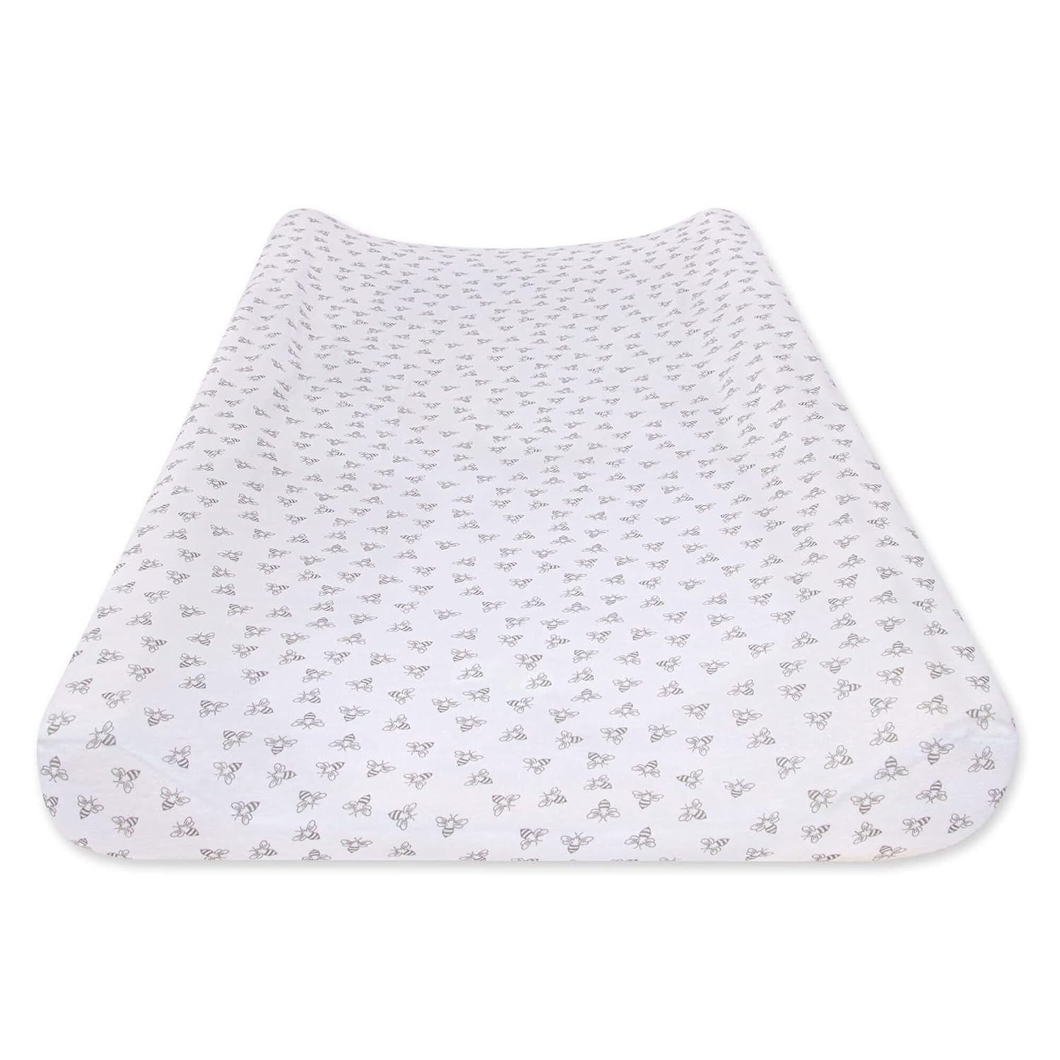 Burt's Bees Baby - Changing Pad Cover, 100% Organic Jersey Cotton Changing Pad Liner for Standard 16 x 32 Inch Changing Mats