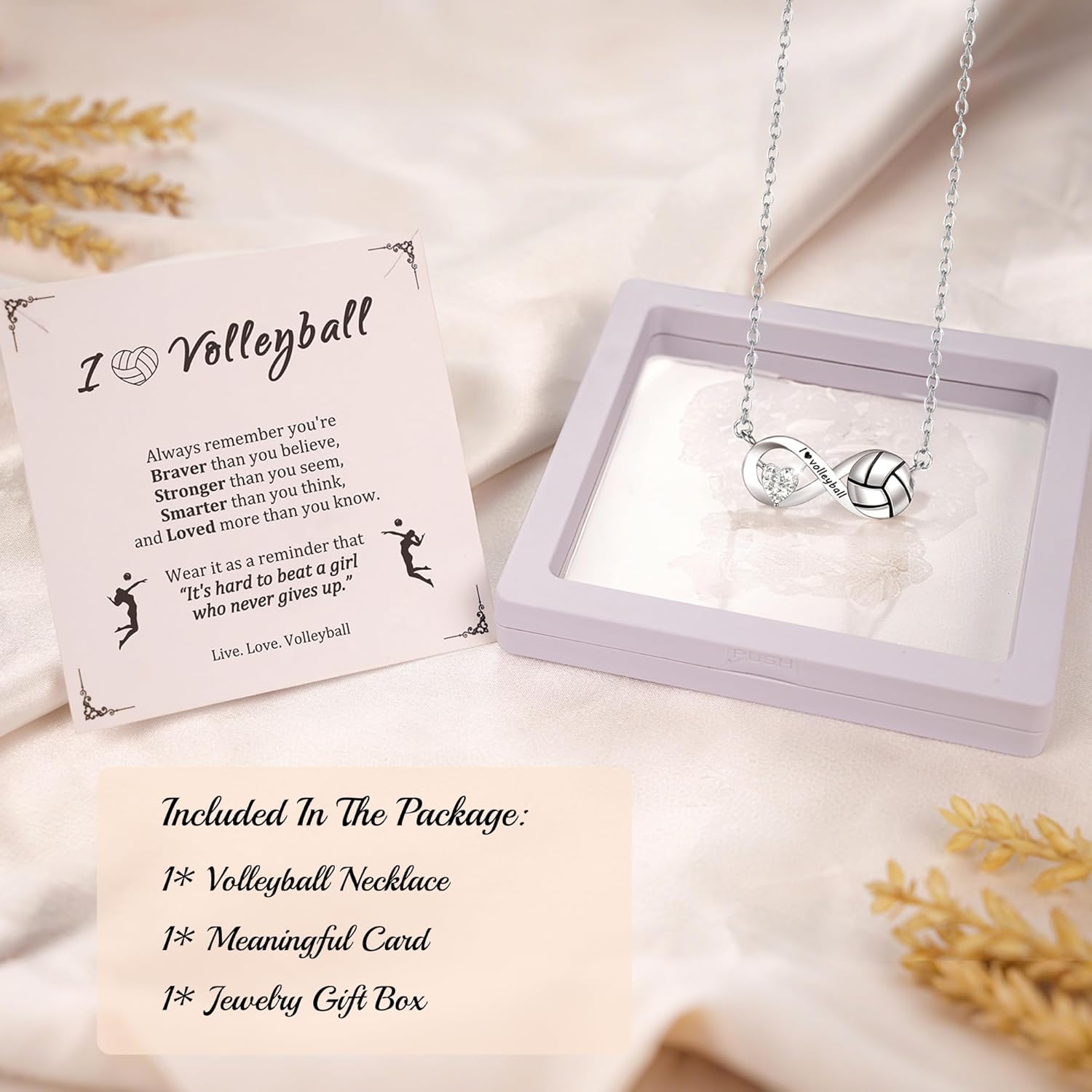 Silver Sport Necklace, Soccer Necklace Softball Gifts Volleyball Accessories Sport Jewelry for Daughter Fans Teammates as Sport Easter Basket Stuffers Senior Night Gifts - Image 3