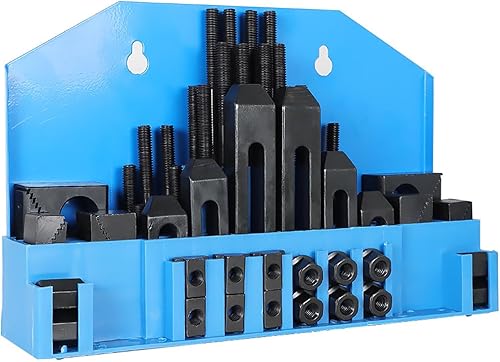 GXYWADY Kit de sujeción con ranura en T de 1/2 pulgada, reemplazo de pernos de 3/8 pulgadas-16 para molino Bridgeport con caja de almacenamiento de