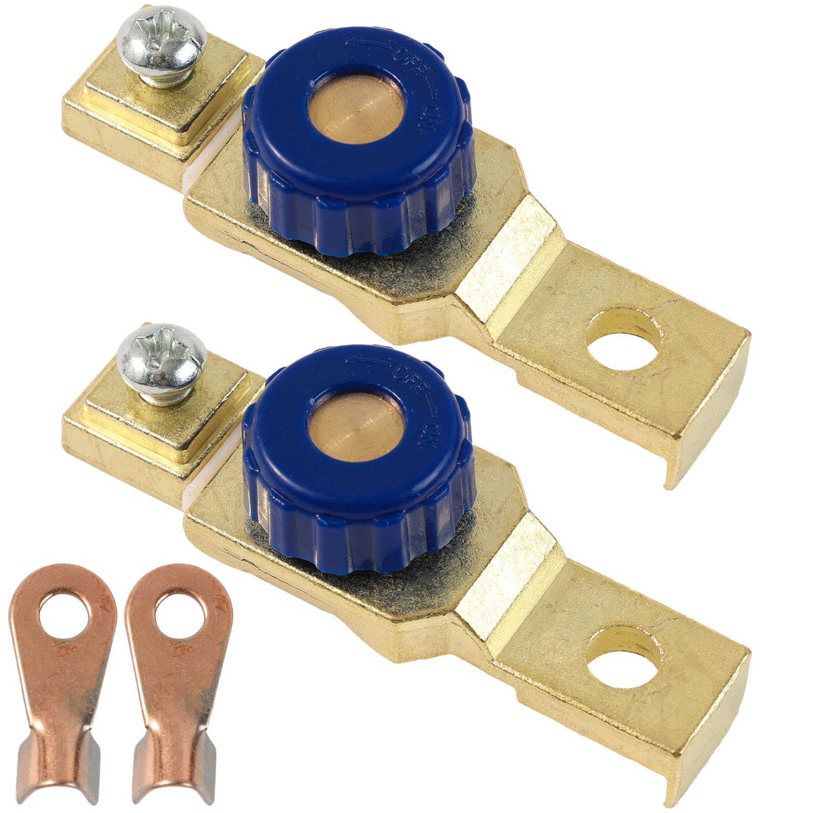Photo 1 of 2pcs 12V 80A Motorcycle Top Post Battery Disconnect Switch Cut Off Kill Terminal Anti-Leakage Disconnect Auto Parts for Car Boat Rv Truck ATV UTV SUV