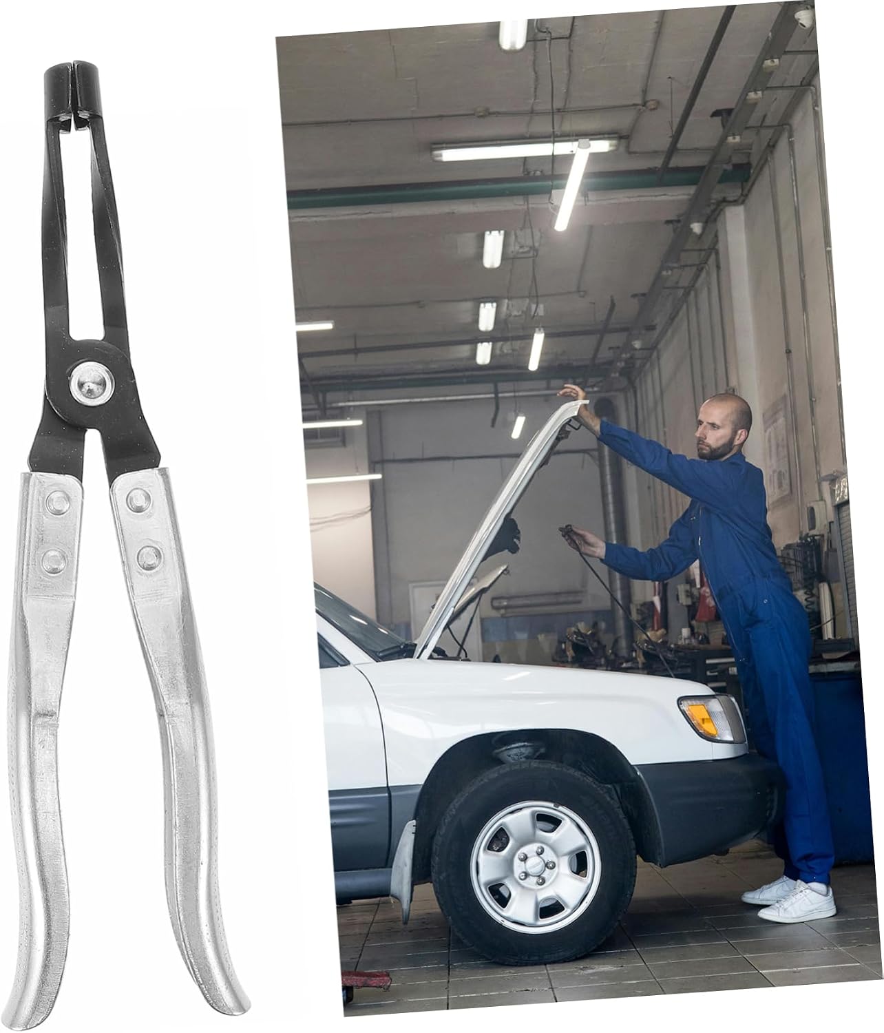 Ciieeo Spring Pliers Tool Valve Spring Removal for Small Engine Valve Seal Pliers Lightweight Diy Tool for Mechanics