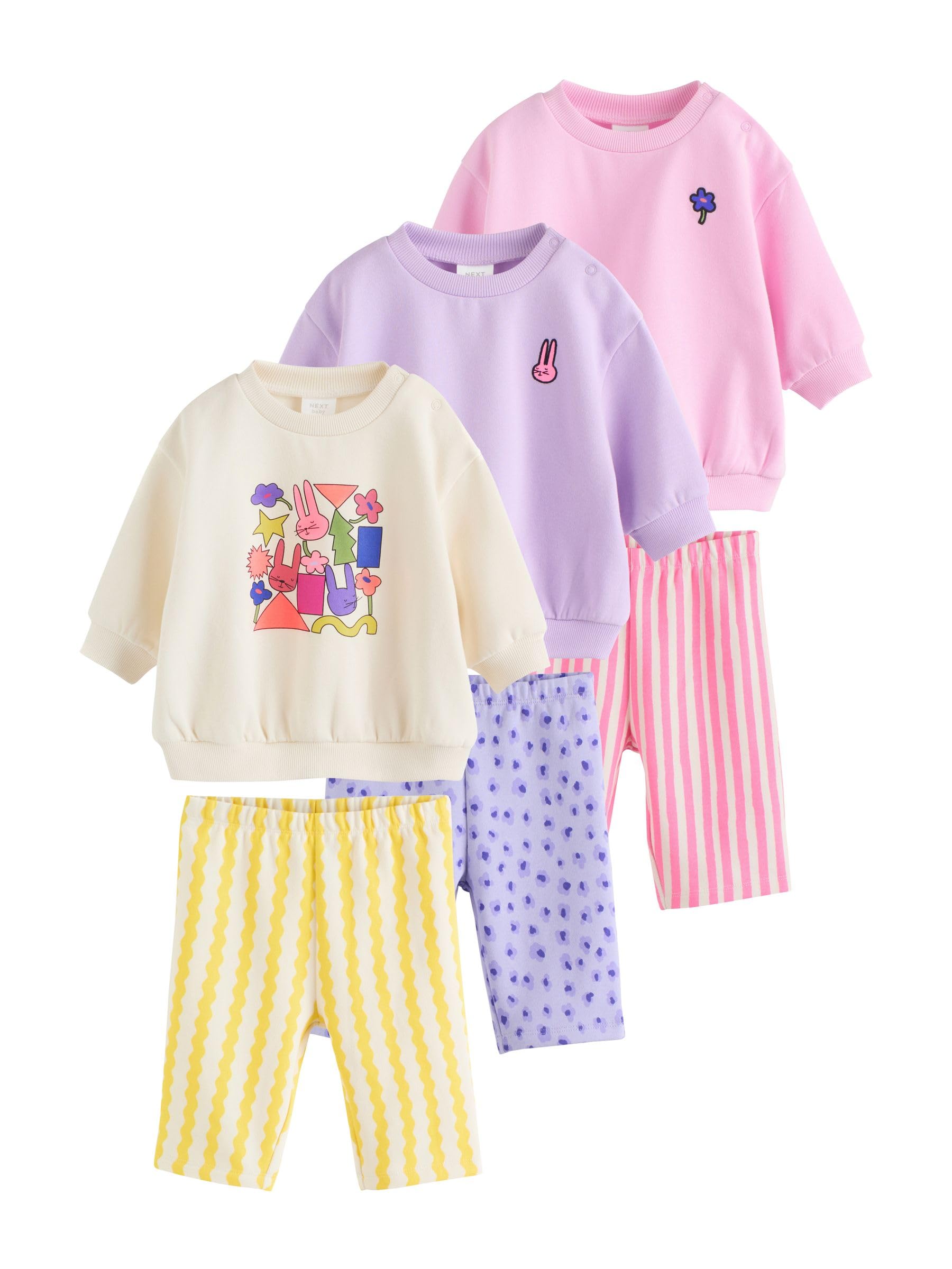 NEXT Baby Mädchen Sweatshirt und Jogginghose im Set