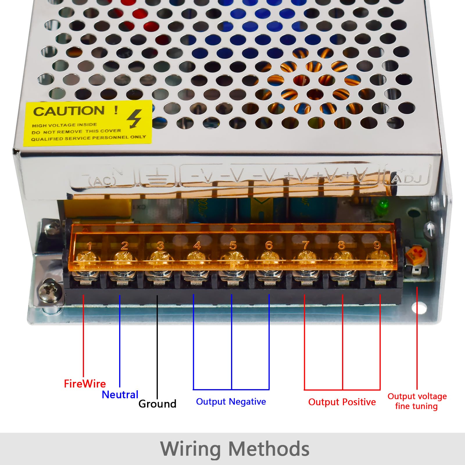 Fuente de Alimentación Conmutada 5V 40A 200W, Transformador AC 110/220V a DC 5V, Convertidor para Pantalla LED, Automatización Industrial y Monitorización