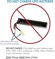 Vista 6 de Tenergy Combo 9.6V 1600mAh Butterfly Mini NiMH Battery Pack + 8.4V-9.6V NiMH Smart Charger