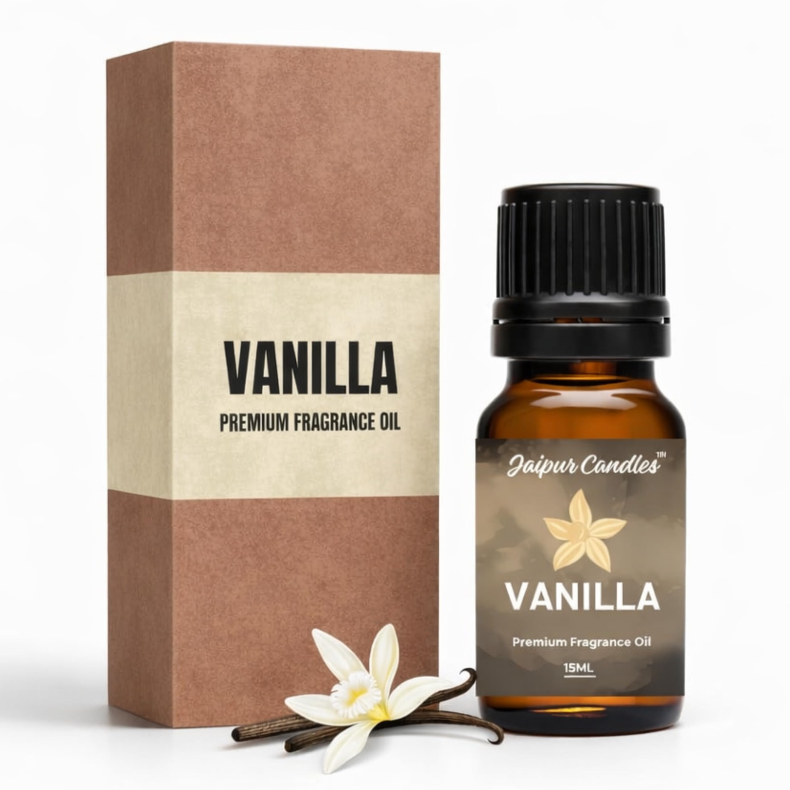 Vanilla Fragrance Oil | 15 ml | Aroma Oil for Home Fragrance | Best for Aromatherapy | Use in Diffusers, Candles, Air Fresheners (15ML, Vanilla)