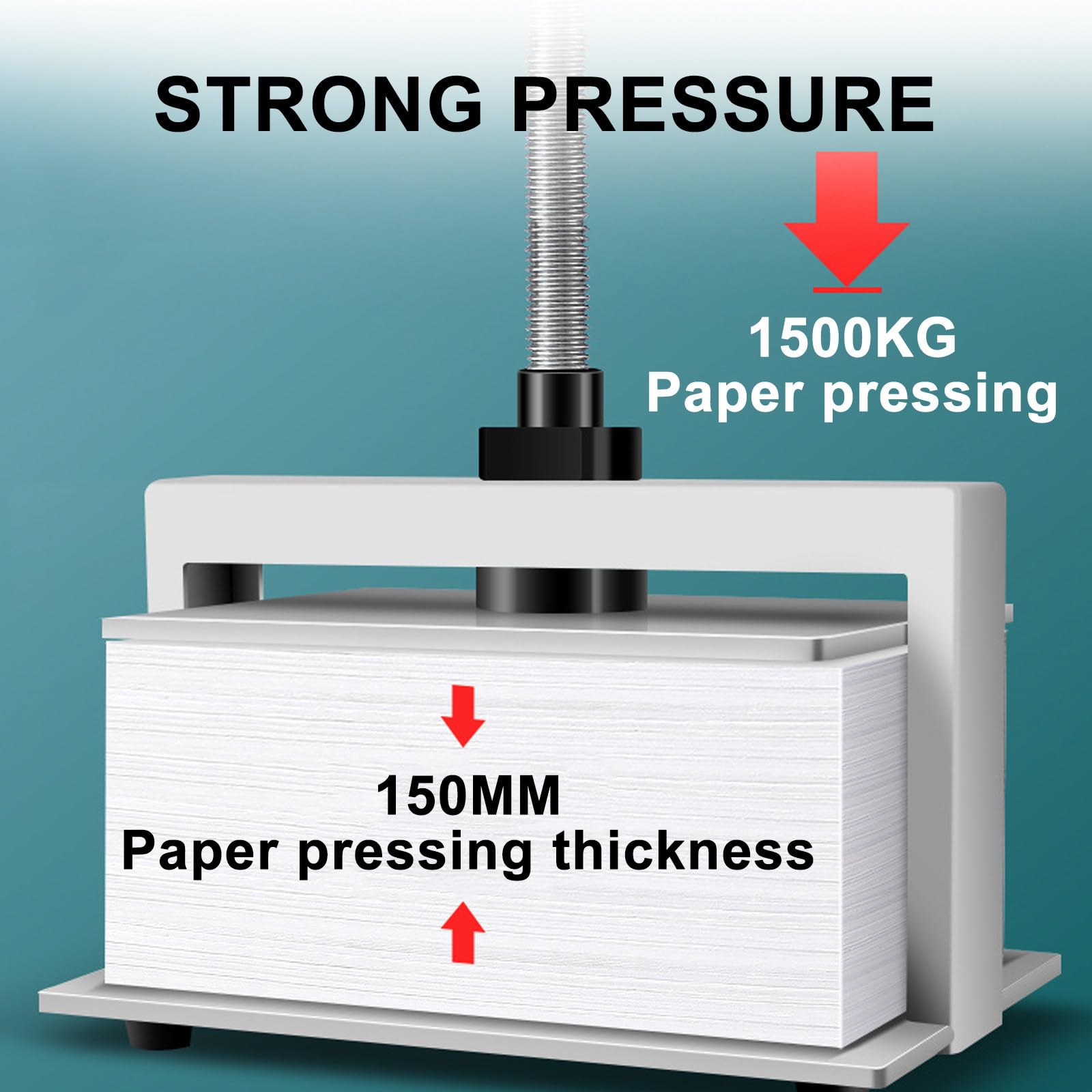 Macchina per pressatura Manuale della Carta, rilegatrice di fatture in Acciaio per Libri, rilegatrice di fatture per Ufficio, Macchina per appiattimento, A3