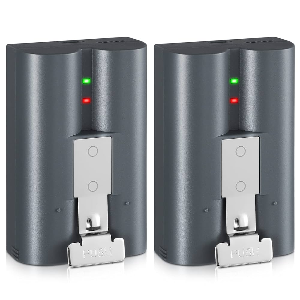 Amazon.com: Etrhtec 2 Packs 6040mAh Rechargeable Battery